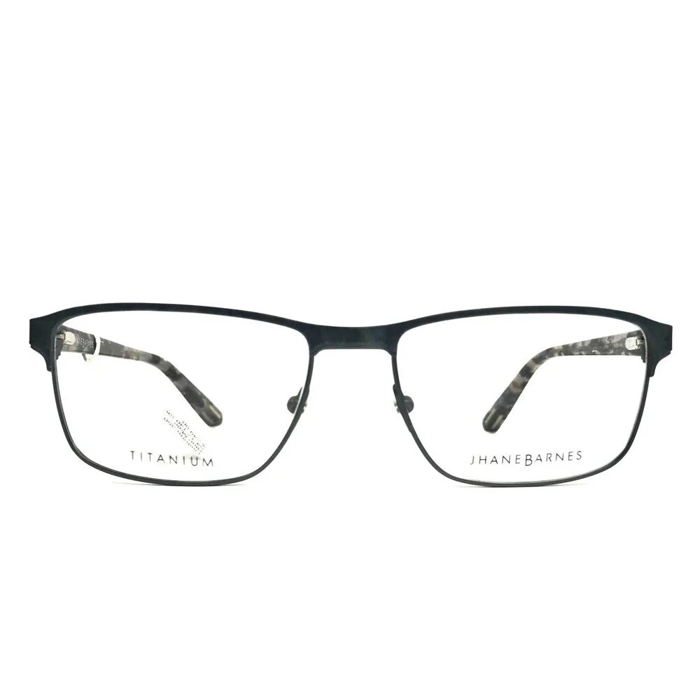 Jhane Barnes Eyeglasses Frames Uniform BL Blue Tortoise Rectangle 54-17-140